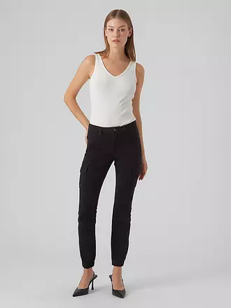 VERO MODA | Pantaloni cargo VMIVY | schwarz